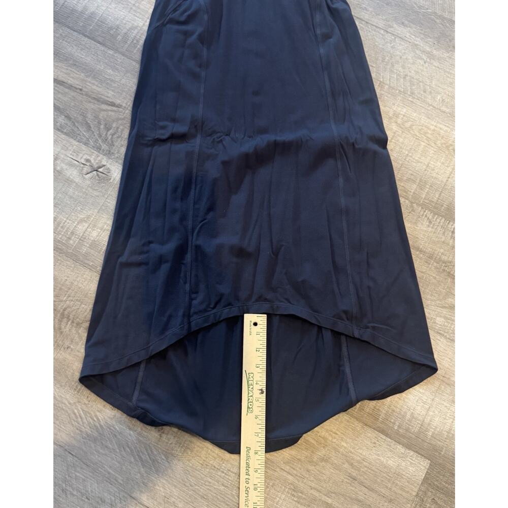 Athleta High-Low Hem Skirt Blue Size XXS Active Travel Lightweight Performance - Picture 2 of 6